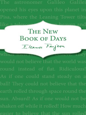 cover image of The New Book of Days